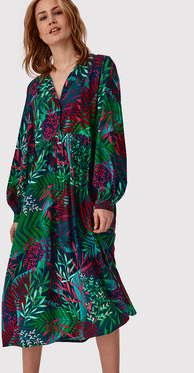 Sukienka Tatuum midi w stylu casual z dekoltem w kształcie litery v