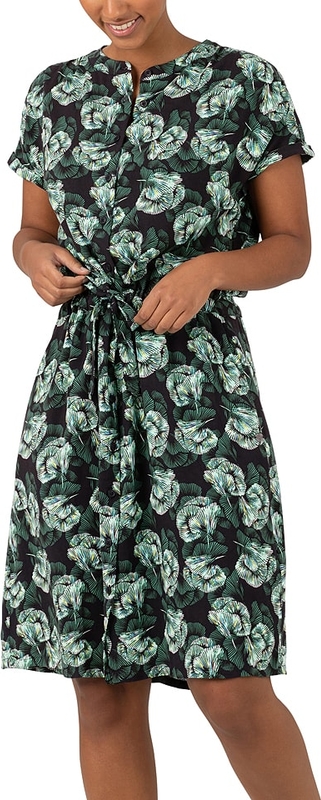 Sukienka Timezone mini z krótkim rękawem z okrągłym dekoltem