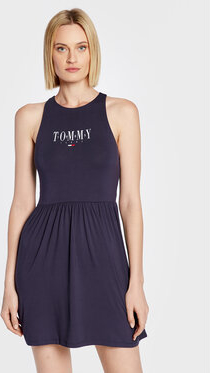 Sukienka Tommy Jeans mini w stylu casual bez rękawów