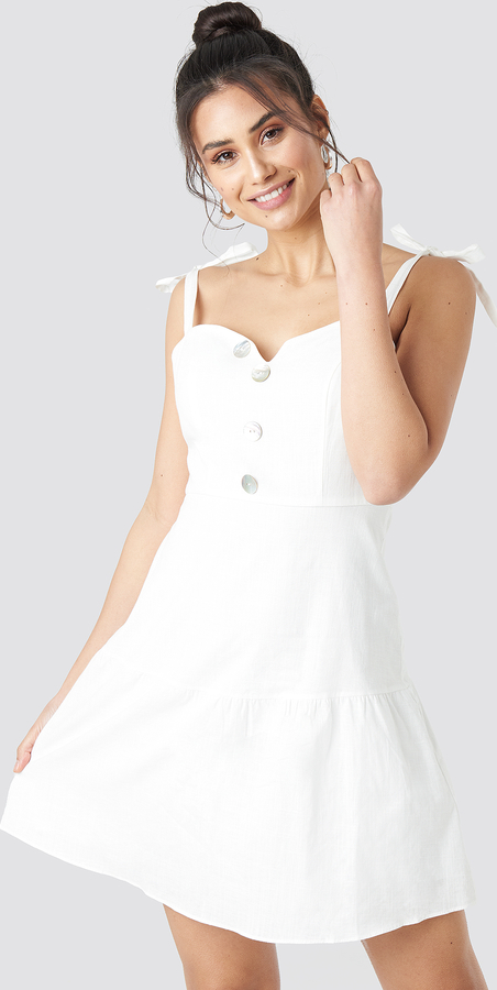Sukienka Trendyol trapezowa mini z dekoltem w kształcie litery v