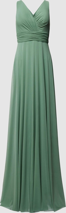 Sukienka Troyden Collection z dekoltem w kształcie litery v maxi na ramiączkach