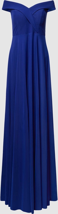 Sukienka Troyden Collection z szyfonu z krótkim rękawem z dekoltem w kształcie litery v