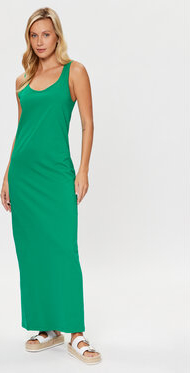 Sukienka United Colors Of Benetton na ramiączkach prosta z dekoltem w kształcie litery v