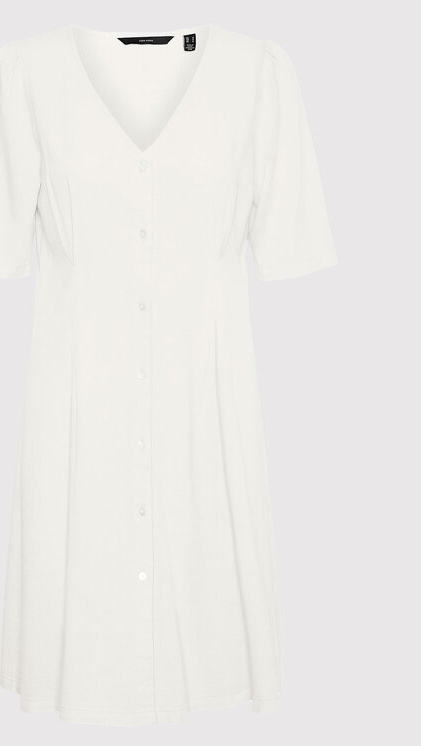 Sukienka Vero Moda koszulowa w stylu casual z dekoltem w kształcie litery v
