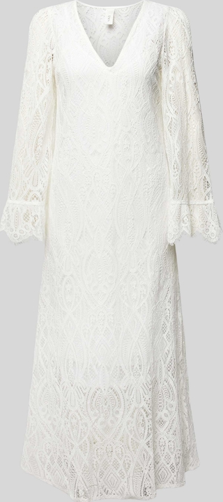 Sukienka YAS prosta z dekoltem w kształcie litery v z bawełny
