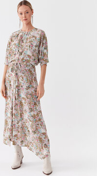 Sukienka Zadig & Voltaire z krótkim rękawem w stylu boho