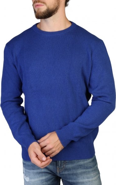 Sweter 100% Cashmere z okrągłym dekoltem z kaszmiru w stylu casual