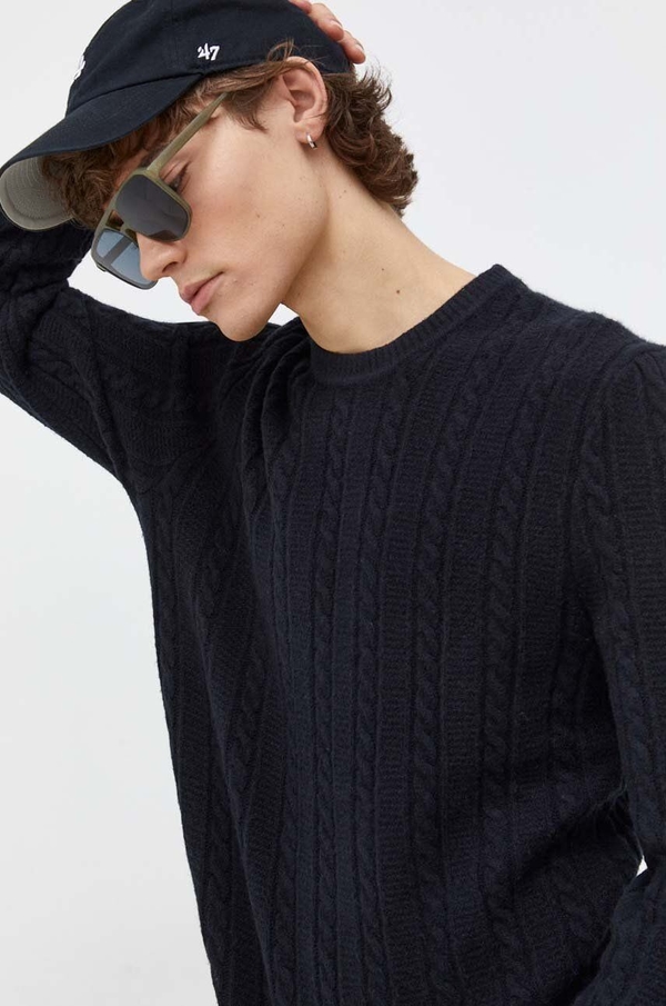 Sweter Abercrombie & Fitch w stylu casual z okrągłym dekoltem