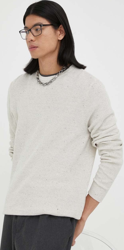 Sweter American Vintage z okrągłym dekoltem z bawełny w stylu casual