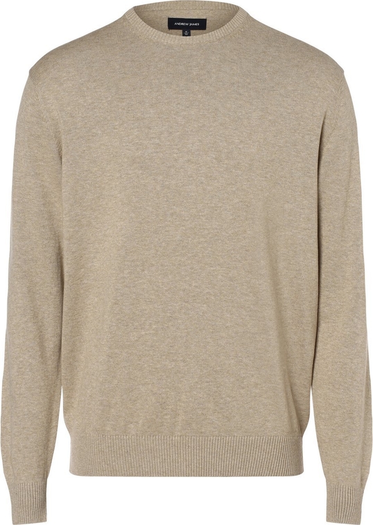 Sweter Andrew James w stylu casual z okrągłym dekoltem