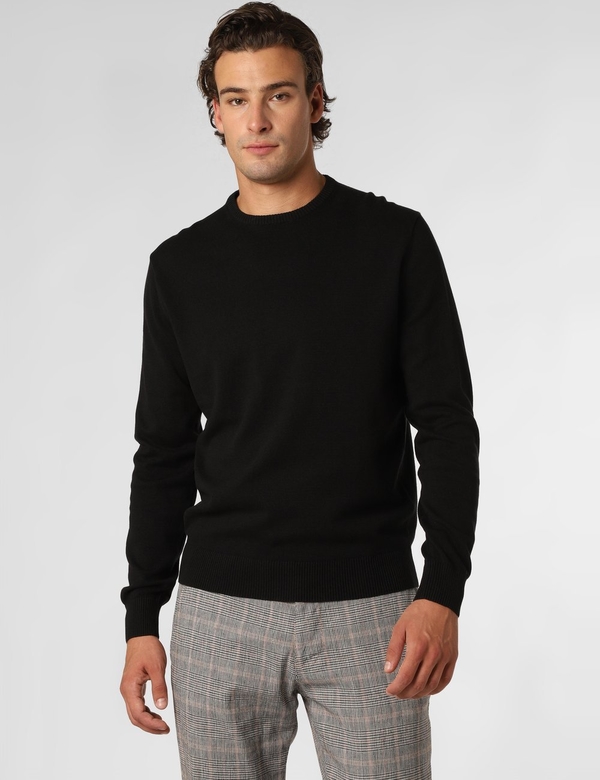 Sweter Andrew James z bawełny z okrągłym dekoltem w stylu casual