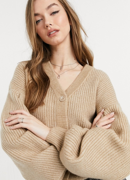 Sweter Asos z wełny w stylu casual