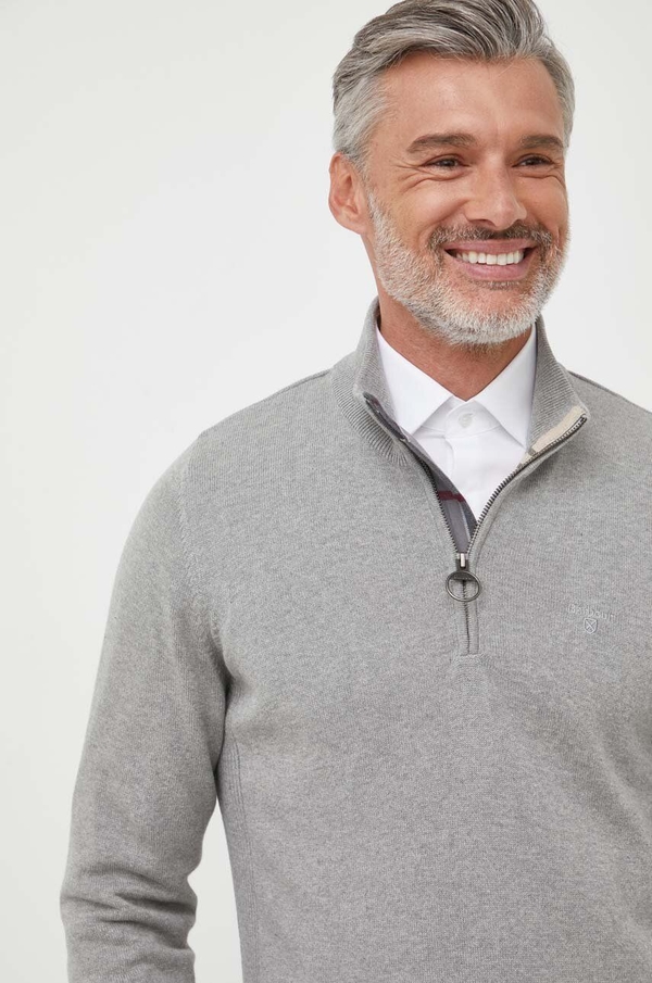 Sweter Barbour w stylu casual z dzianiny