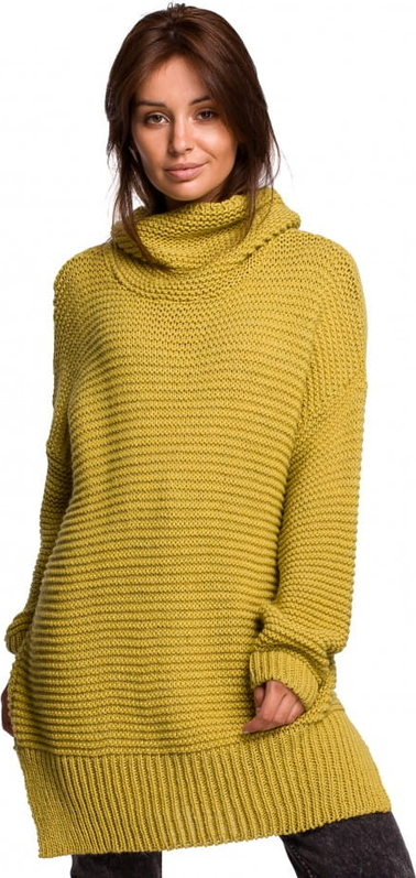 Sweter Be z wełny w stylu casual