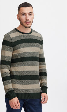 Sweter Blend w młodzieżowym stylu z okrągłym dekoltem