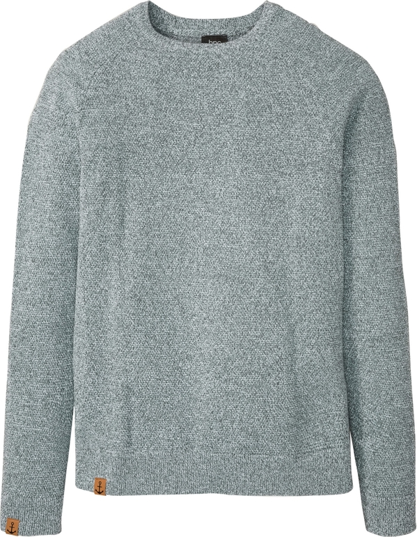 Sweter bonprix z okrągłym dekoltem w stylu casual