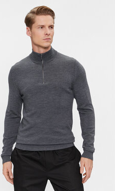 Sweter Calvin Klein w stylu casual ze stójką