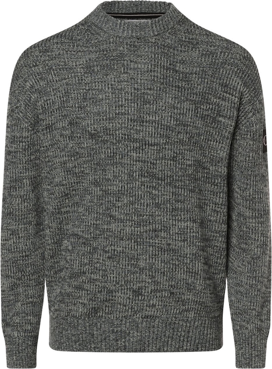 Sweter Calvin Klein z bawełny z okrągłym dekoltem