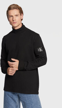 Sweter Calvin Klein z golfem w stylu casual