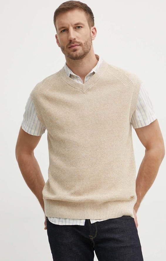 Sweter Calvin Klein z lnu