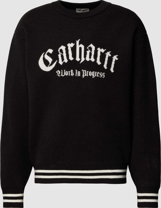 Sweter Carhartt WIP w młodzieżowym stylu z okrągłym dekoltem