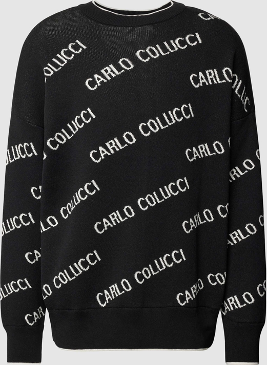 Sweter Carlo Colucci z nadrukiem