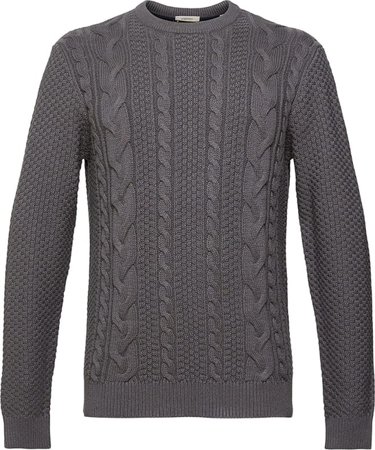 Sweter Esprit z bawełny w stylu casual z okrągłym dekoltem
