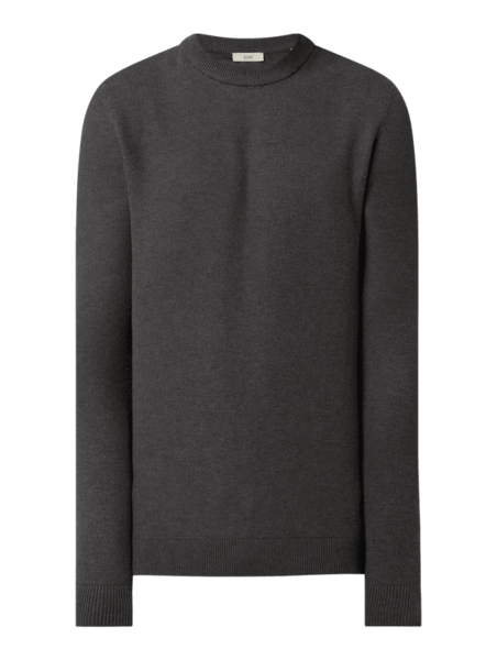 Sweter Esprit z bawełny z okrągłym dekoltem w stylu casual