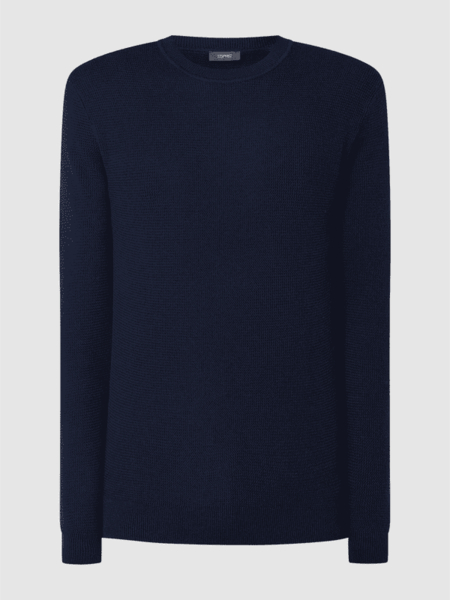 Sweter Esprit z okrągłym dekoltem w stylu casual z bawełny
