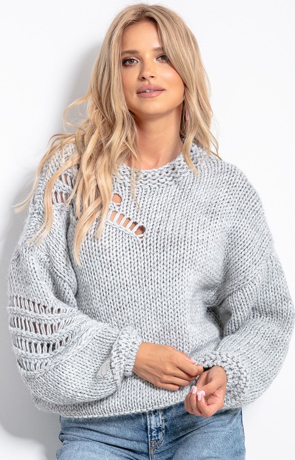 Sweter Fobya w stylu casual z wełny