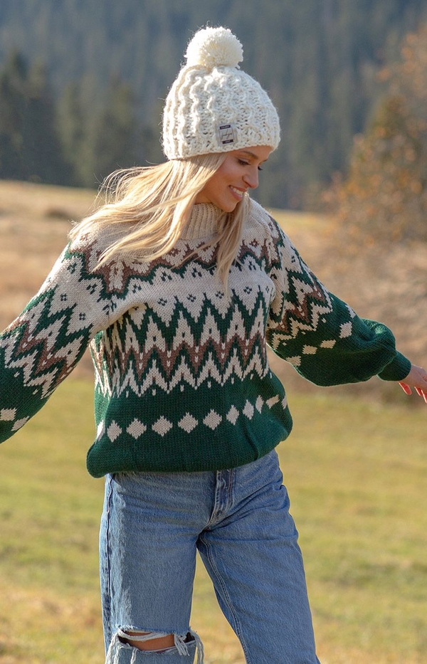 Sweter Fobya w stylu skandynawskim w stylu casual