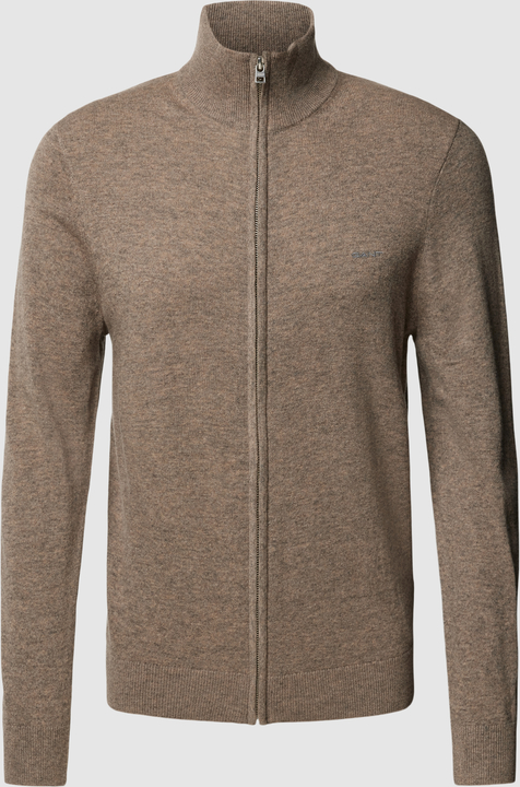 Sweter Gant w stylu casual ze stójką z bawełny