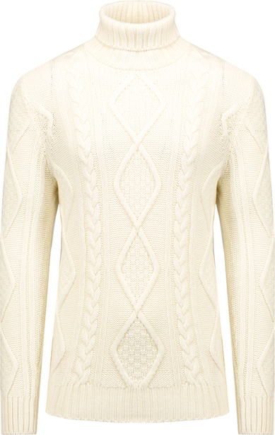 Sweter Gran Sasso z wełny w stylu klasycznym