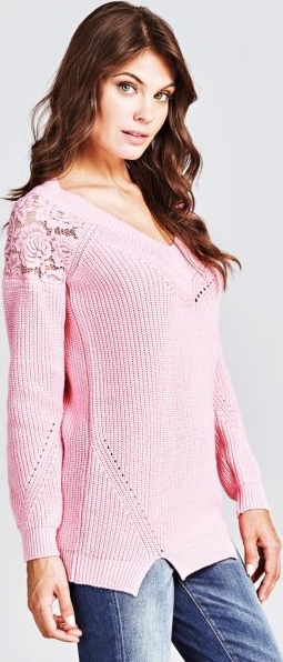 Sweter Guess z bawełny w stylu casual