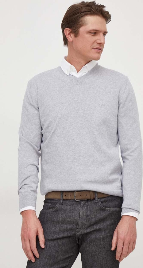 Sweter Hugo Boss w stylu casual z bawełny