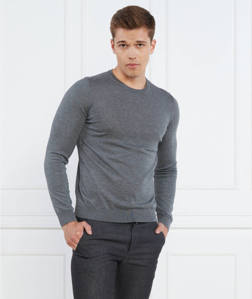 Sweter Hugo Boss w stylu casual z wełny