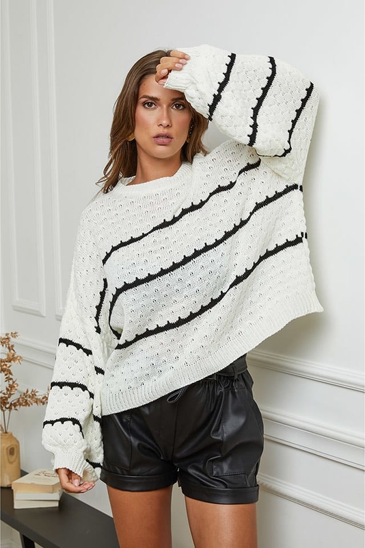 Sweter Joséfine w stylu casual