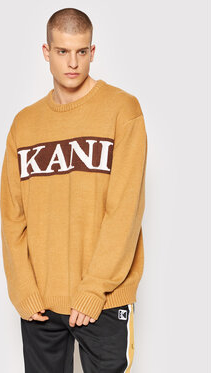 Sweter Karl Kani z okrągłym dekoltem w młodzieżowym stylu