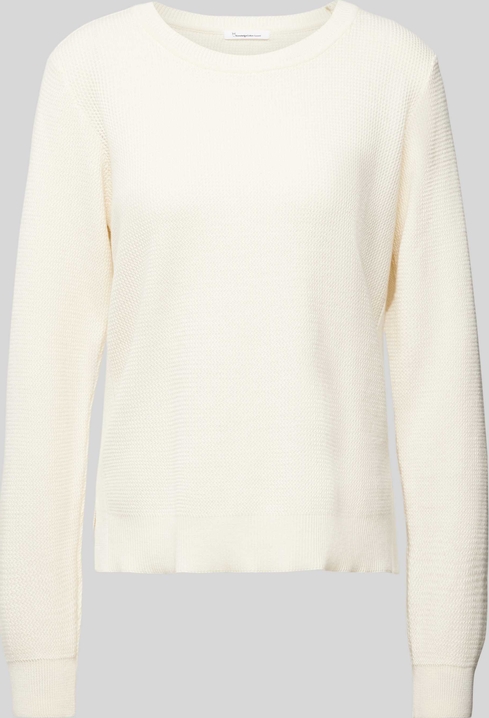 Sweter Knowledge Cotton Apparel z bawełny w stylu casual