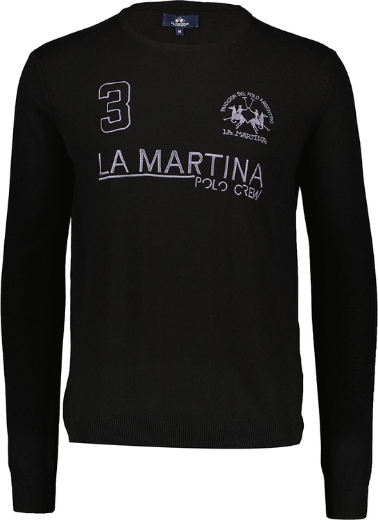 Sweter La Martina z okrągłym dekoltem