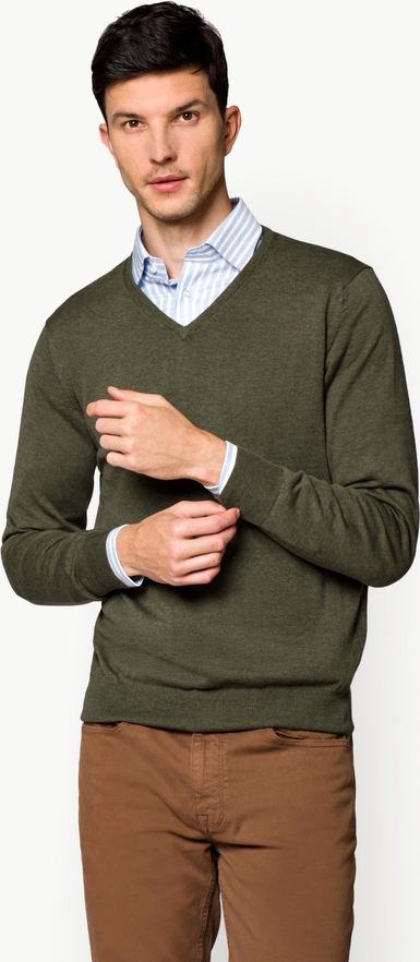 Sweter LANCERTO w stylu casual z bawełny