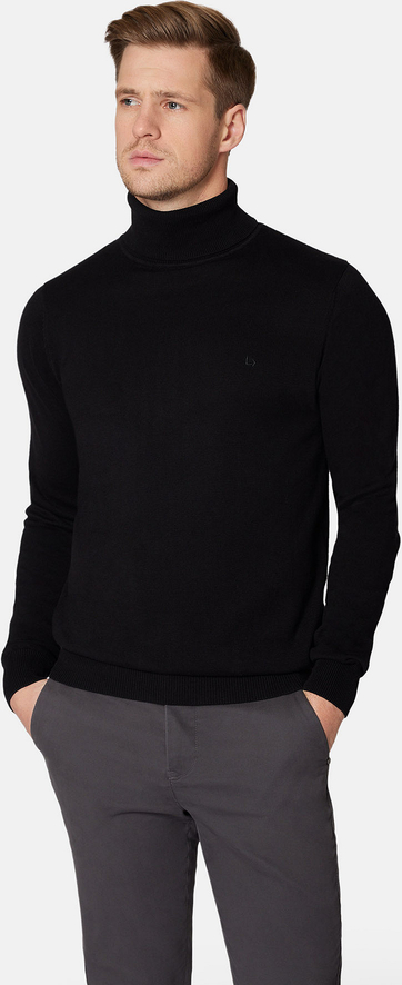 Sweter LANCERTO w stylu klasycznym z tkaniny z golfem