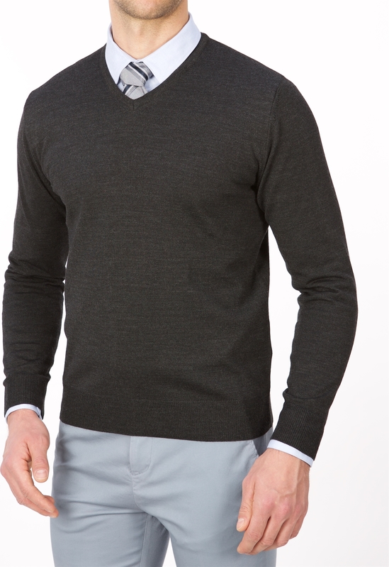 Sweter Lanieri z wełny w stylu casual