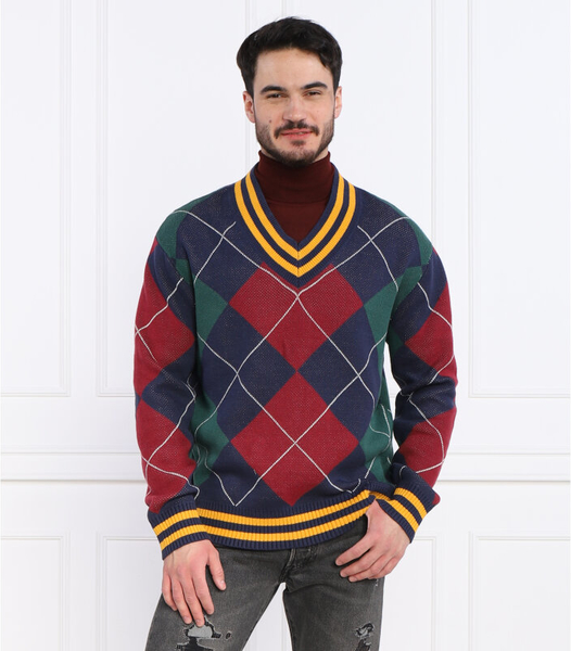 Sweter Levis w młodzieżowym stylu ze stójką
