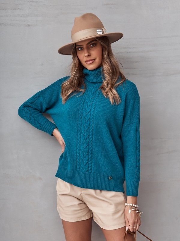 Sweter Lisa Mayo w stylu klasycznym