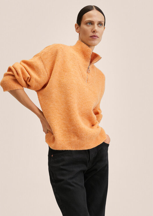 Sweter Mango w stylu casual