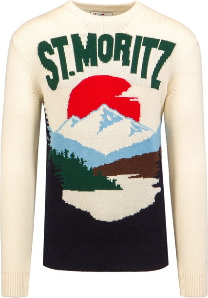 Sweter Mc2 Saint Barth w młodzieżowym stylu z nadrukiem