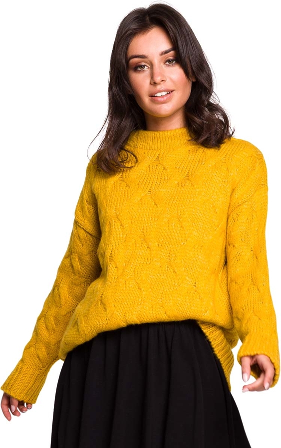 Sweter MOE w stylu casual z wełny