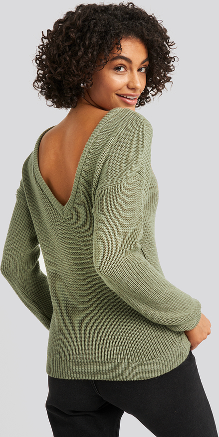 Sweter NA-KD w stylu casual z tkaniny