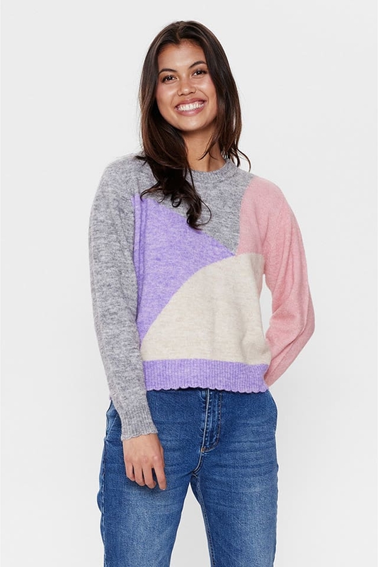 Sweter Numph w stylu casual z wełny